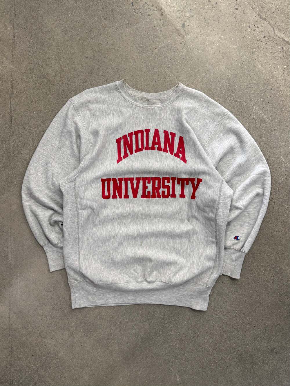 Vintage 90s Champion Reverse Weave Indiana University Collegiate Crewneck Sweats